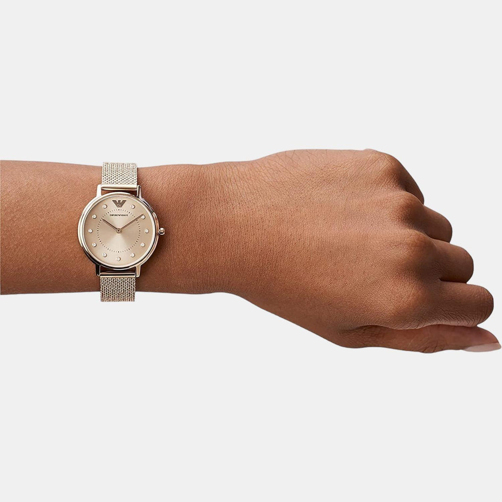 Emporio Armani Stainless Steel Round watch