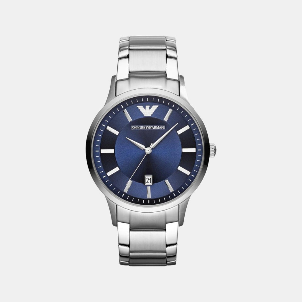 Emporio Armani Round Blue Analog watch