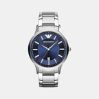 Emporio Armani Round Blue Analog watch