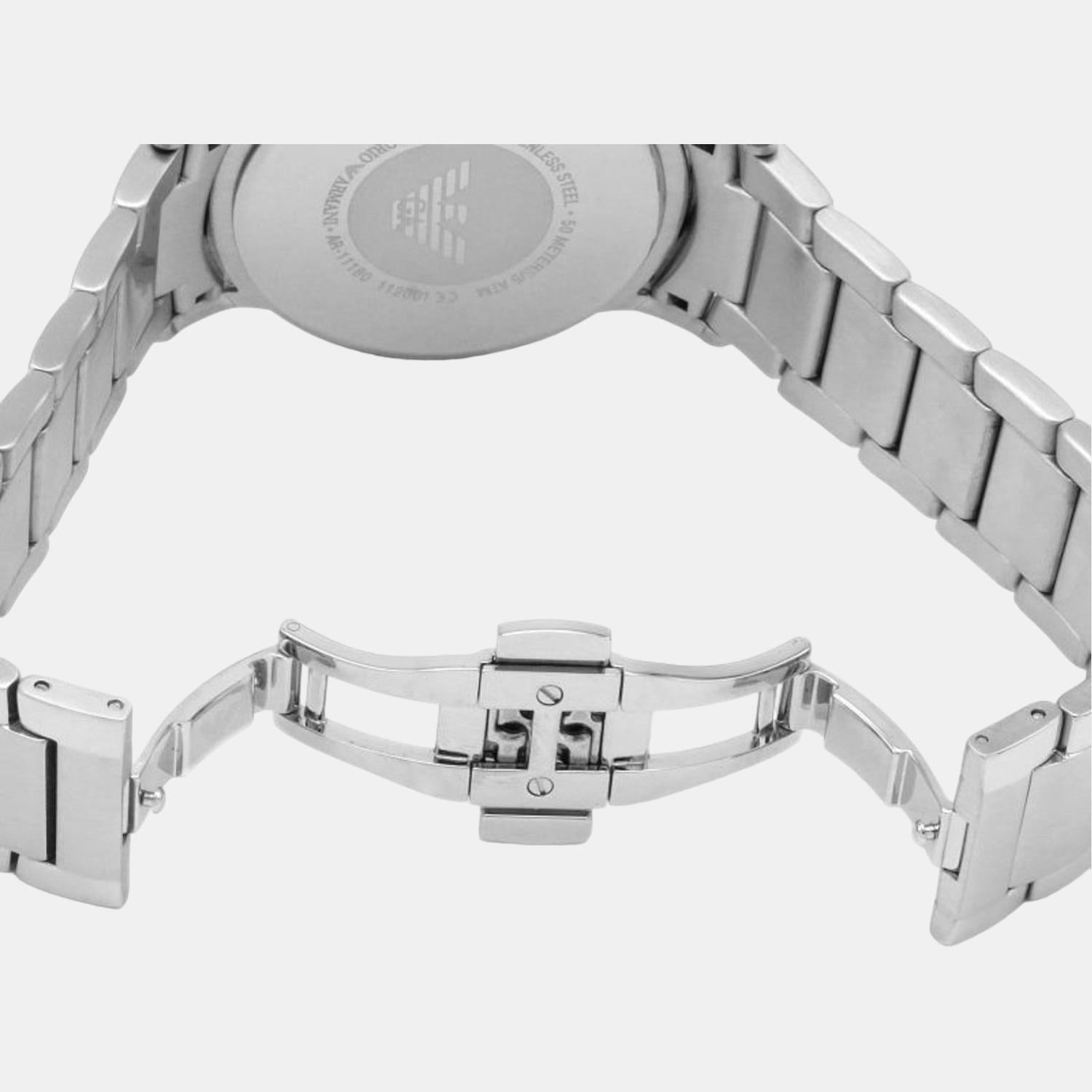 Emporio Armani Round Quartz Analog Men watch