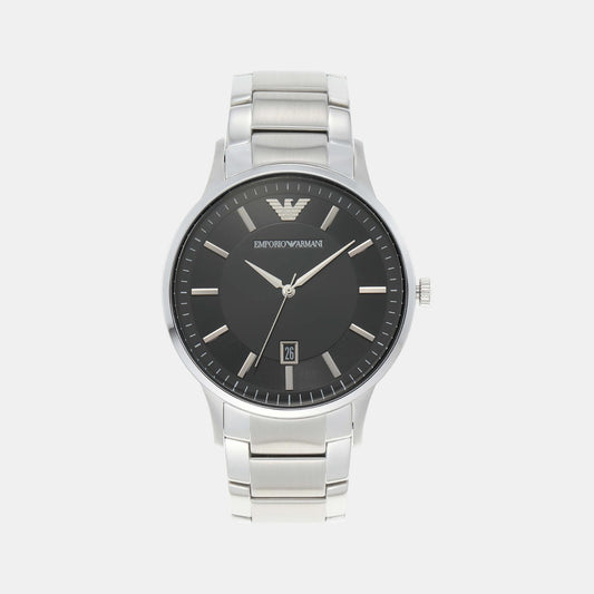 Male Black Analog Stainless Steel Watch AR11181