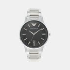 Emporio Armani Round Black Analog watch