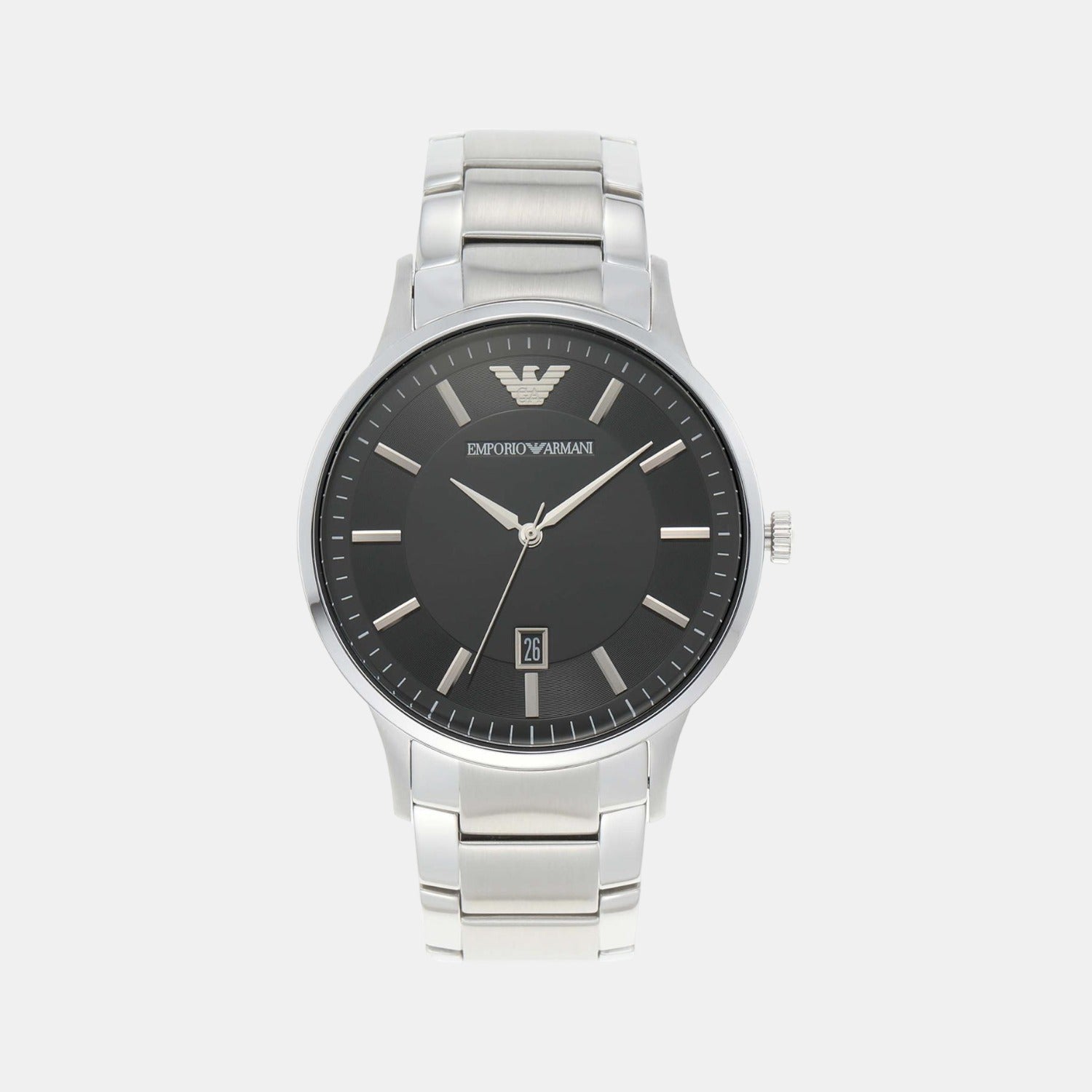 Emporio Armani Round Black Analog watch