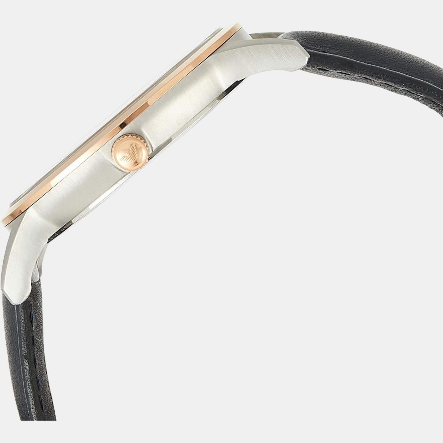 Emporio Armani Men Round Blue watch