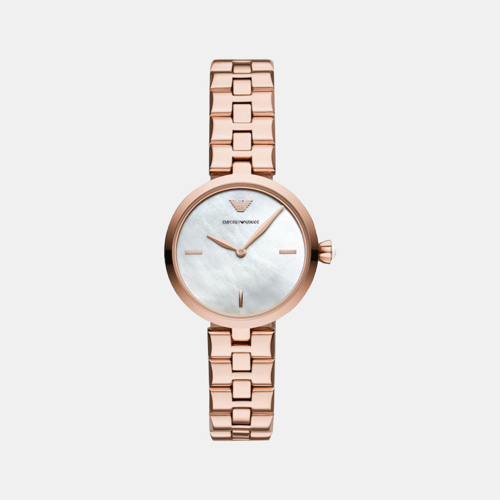 Emporio Armani Round Silver Analog watch