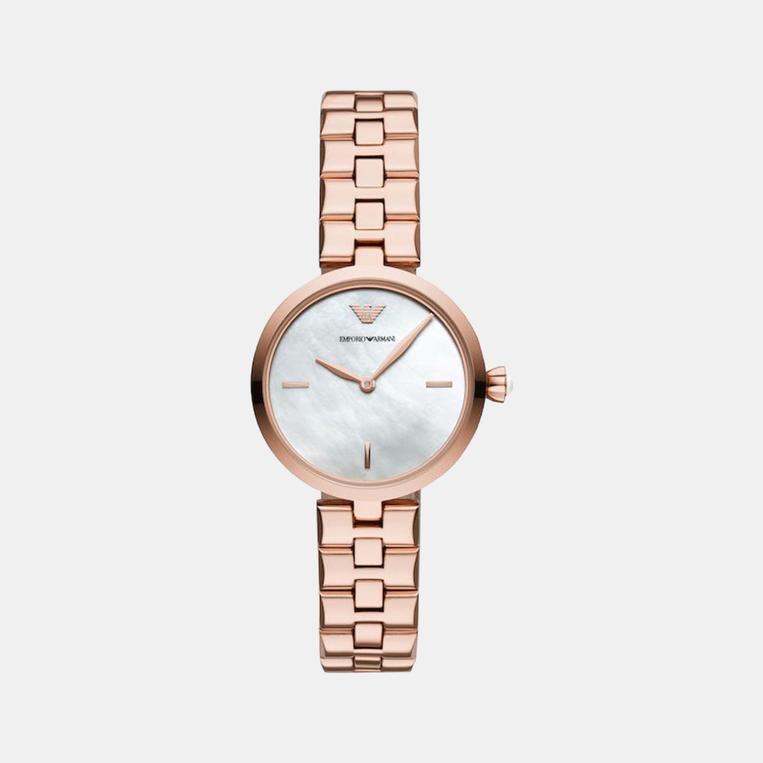 Emporio Armani Round Silver Analog watch