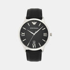 Emporio Armani Round Black Analog watch