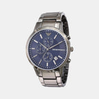 Emporio Armani Round Blue Chronograph watch