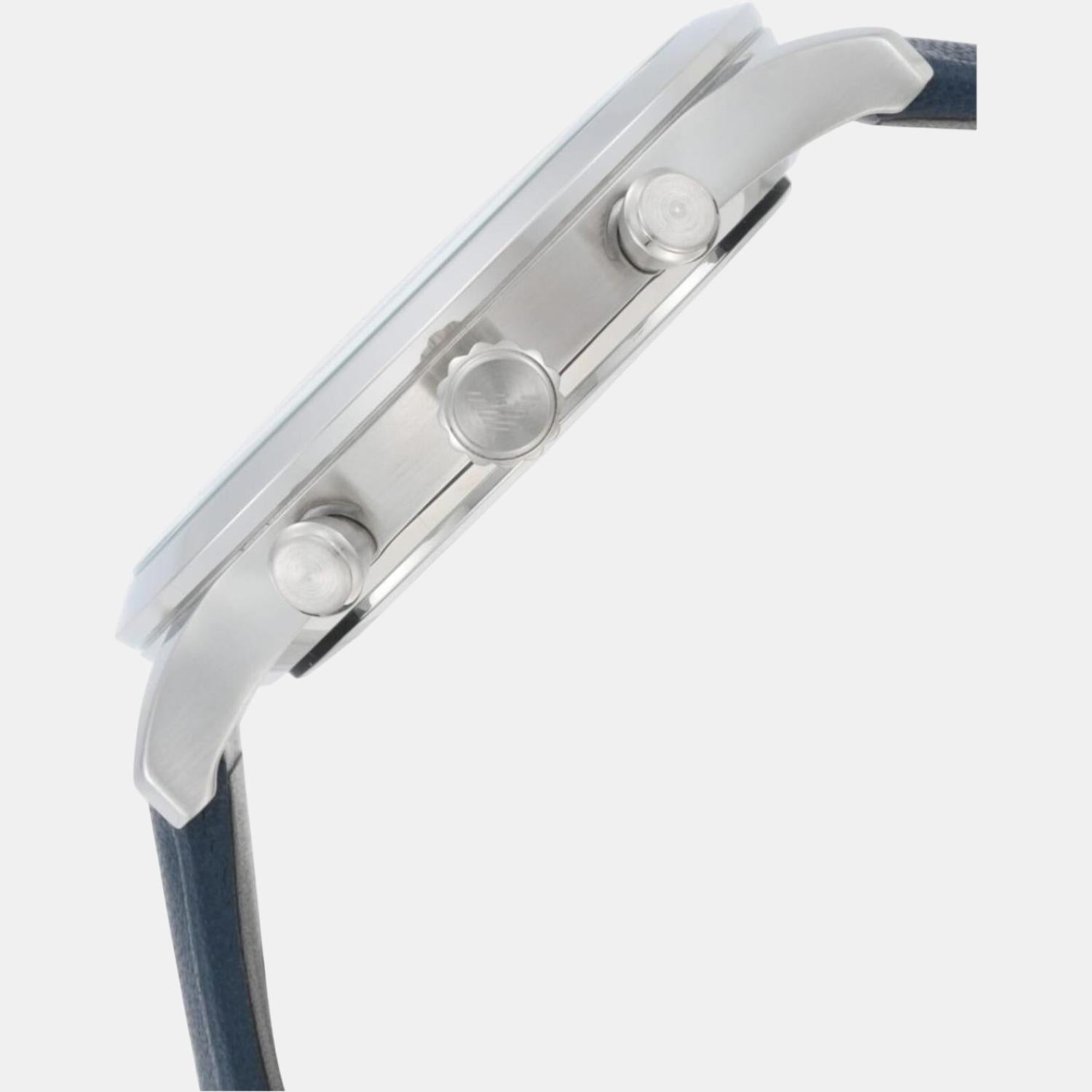 Emporio Armani Men Round Blue watch