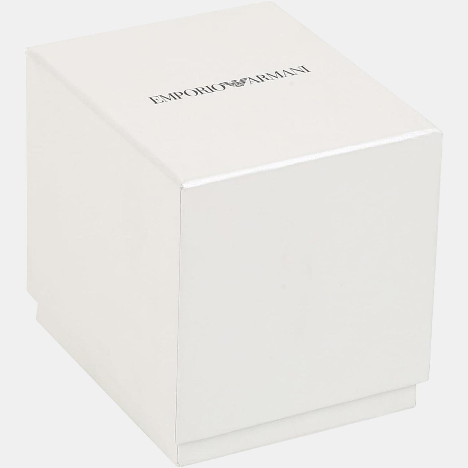 Emporio Armani Leather Blue watch