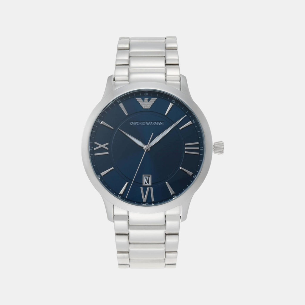 Emporio Armani Round Blue Analog watch