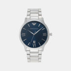 Emporio Armani Round Blue Analog watch