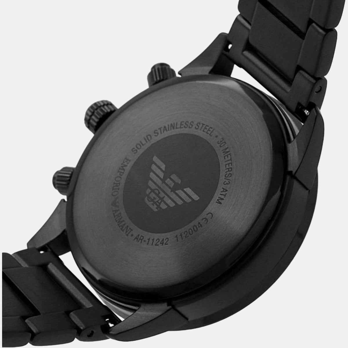 Emporio Armani Stainless Steel Black watch