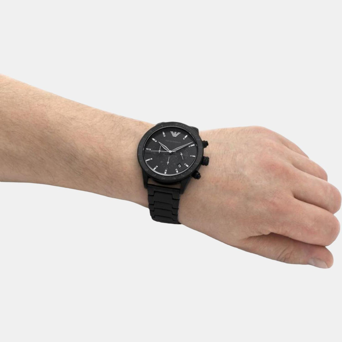 Emporio Armani 43 mm Black Quartz watch
