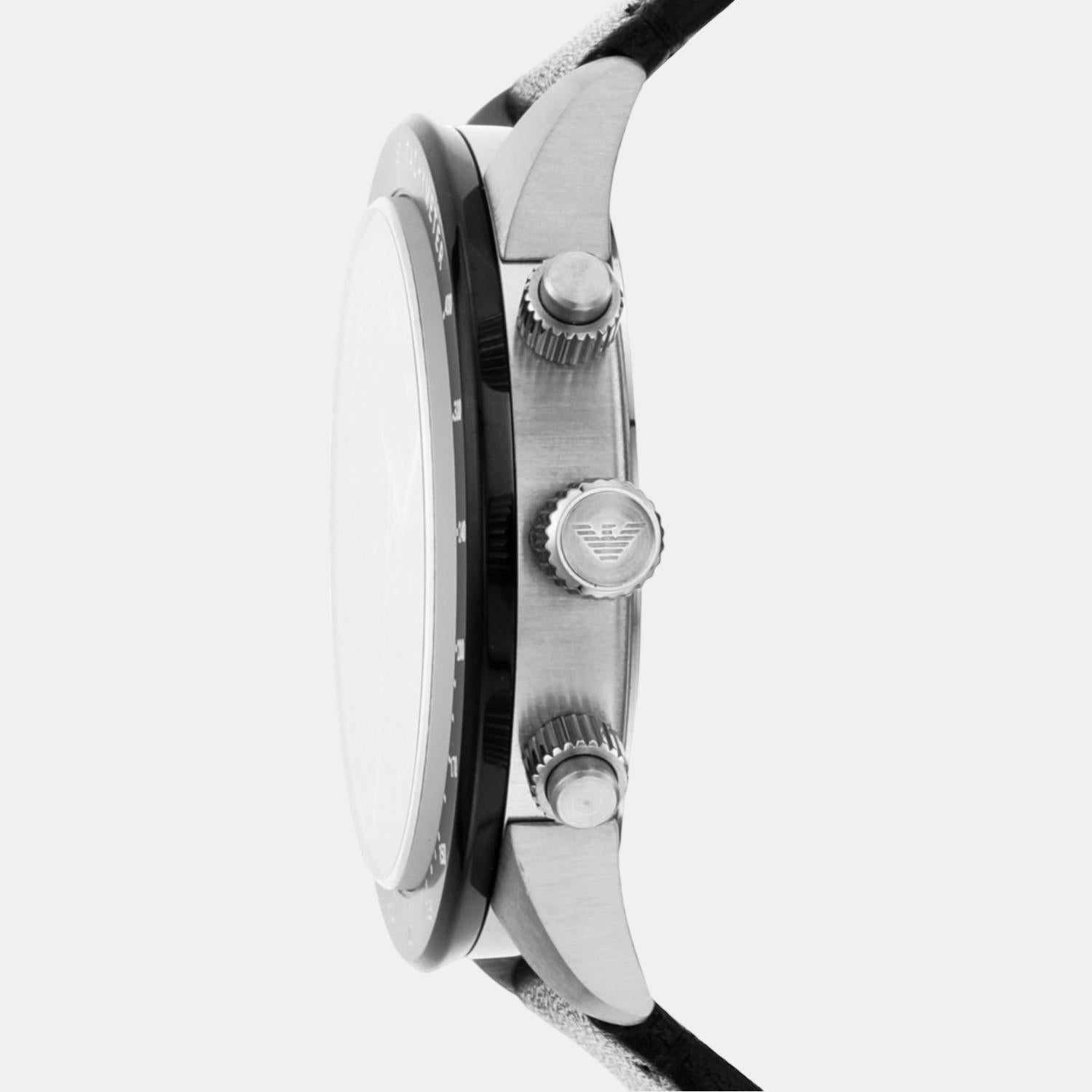 Emporio Armani Leather Black watch