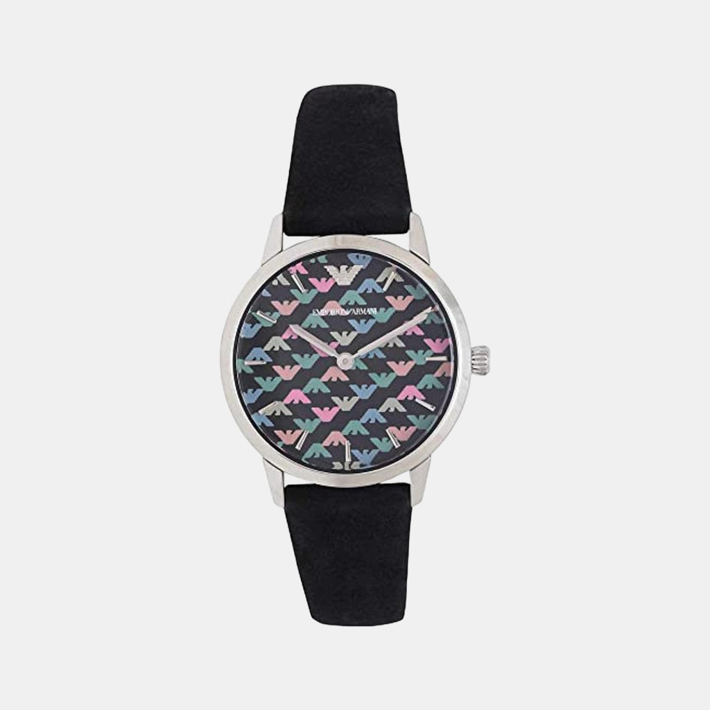 Emporio Armani Round Black Analog watch