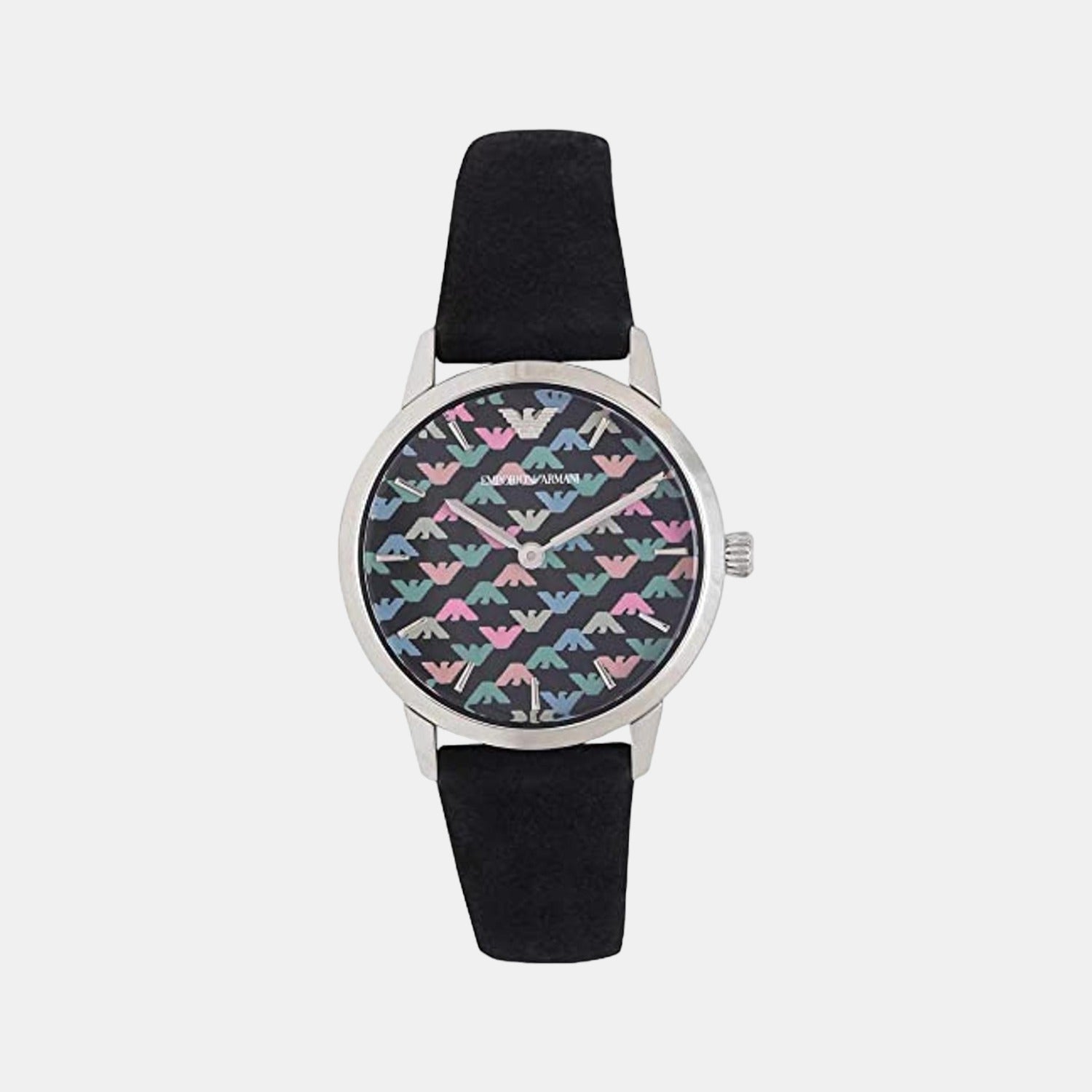 Emporio Armani Round Black Analog watch