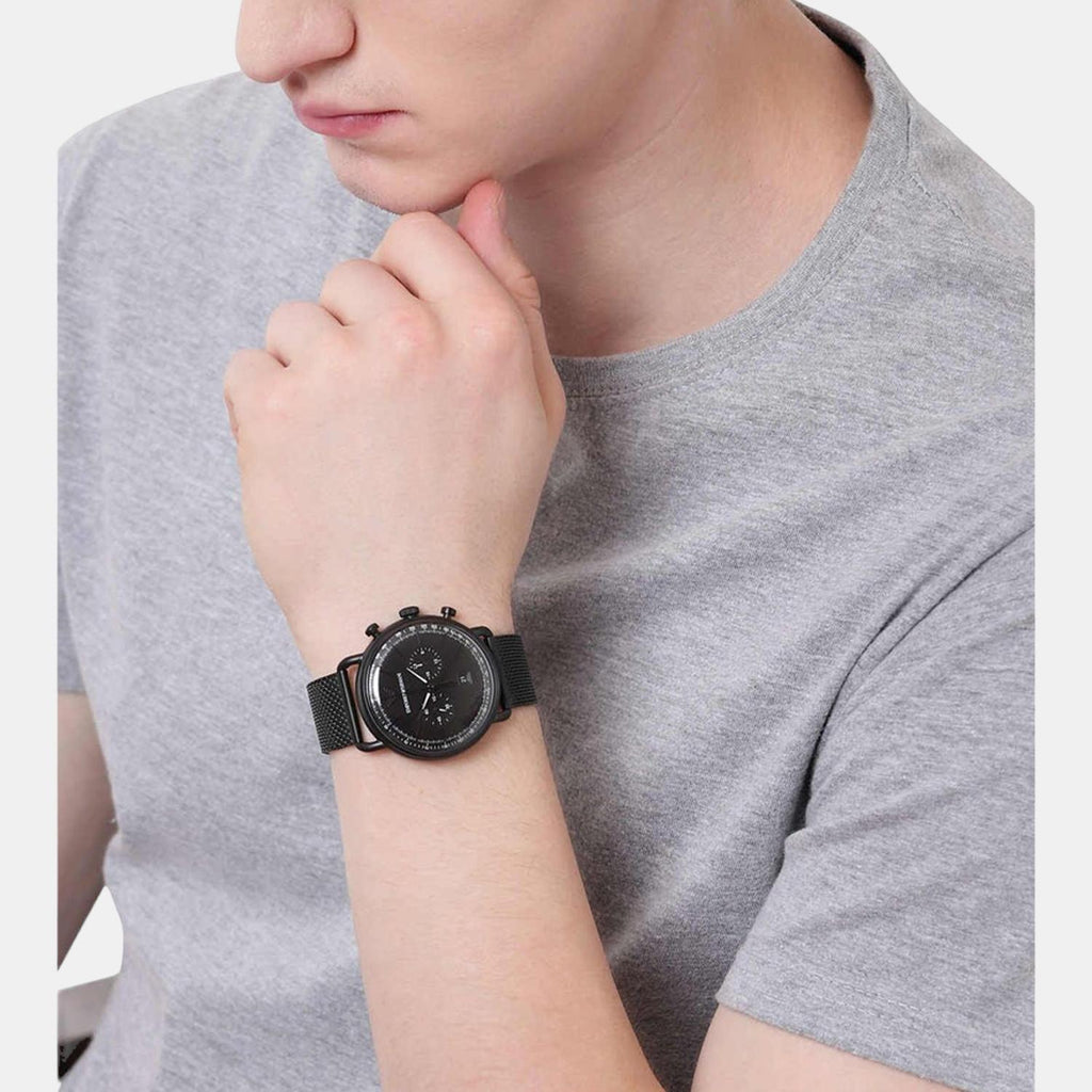 Emporio Armani Round Quartz Chronograph Men watch