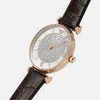 Emporio Armani Round Quartz Analog Women watch