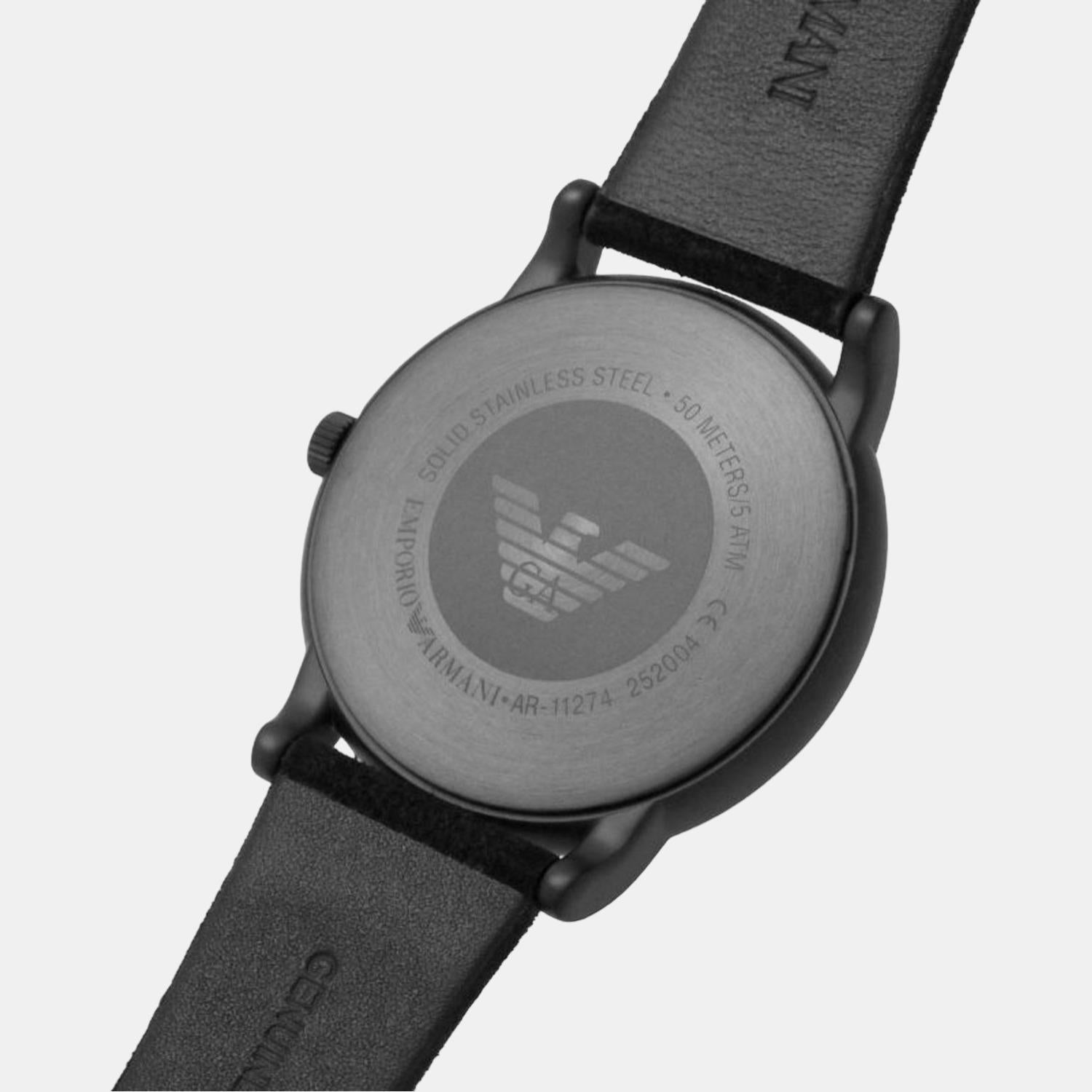 Emporio Armani Stainless Steel Round watch