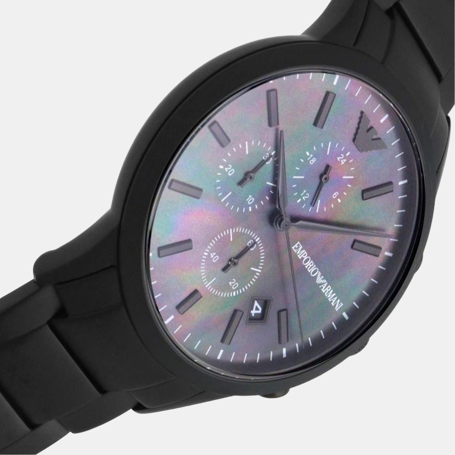 Emporio Armani 43 mm Black Quartz watch