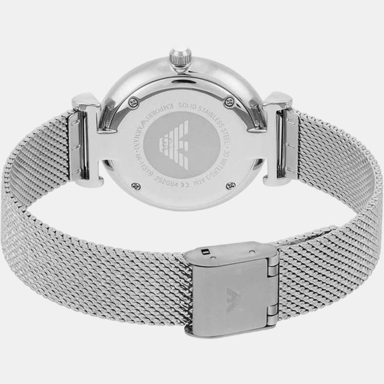 Emporio Armani Women Round Mother Of Pearl watch