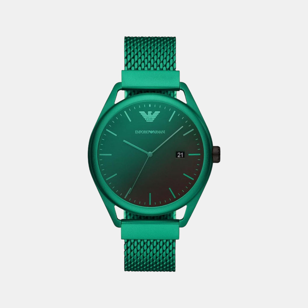 Emporio Armani Round Green Analog watch