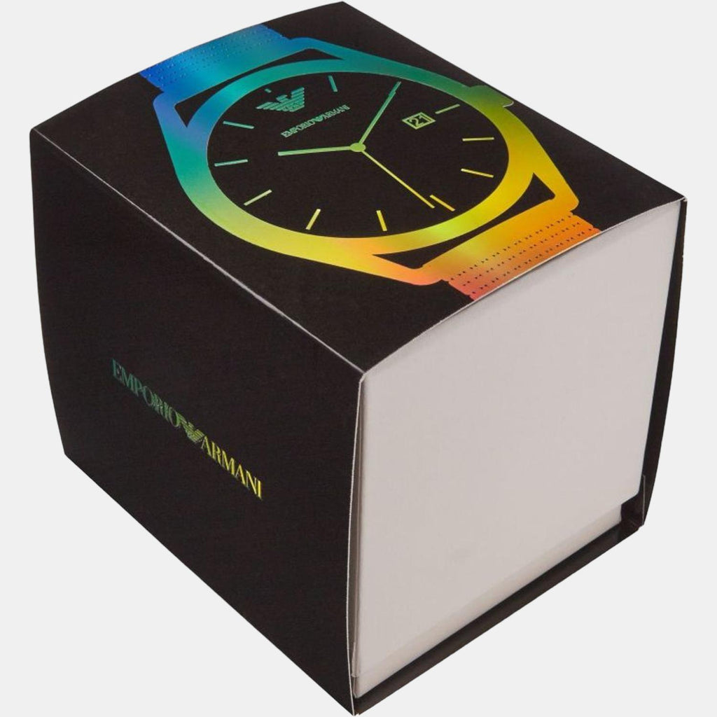 Emporio Armani Men Round Green watch