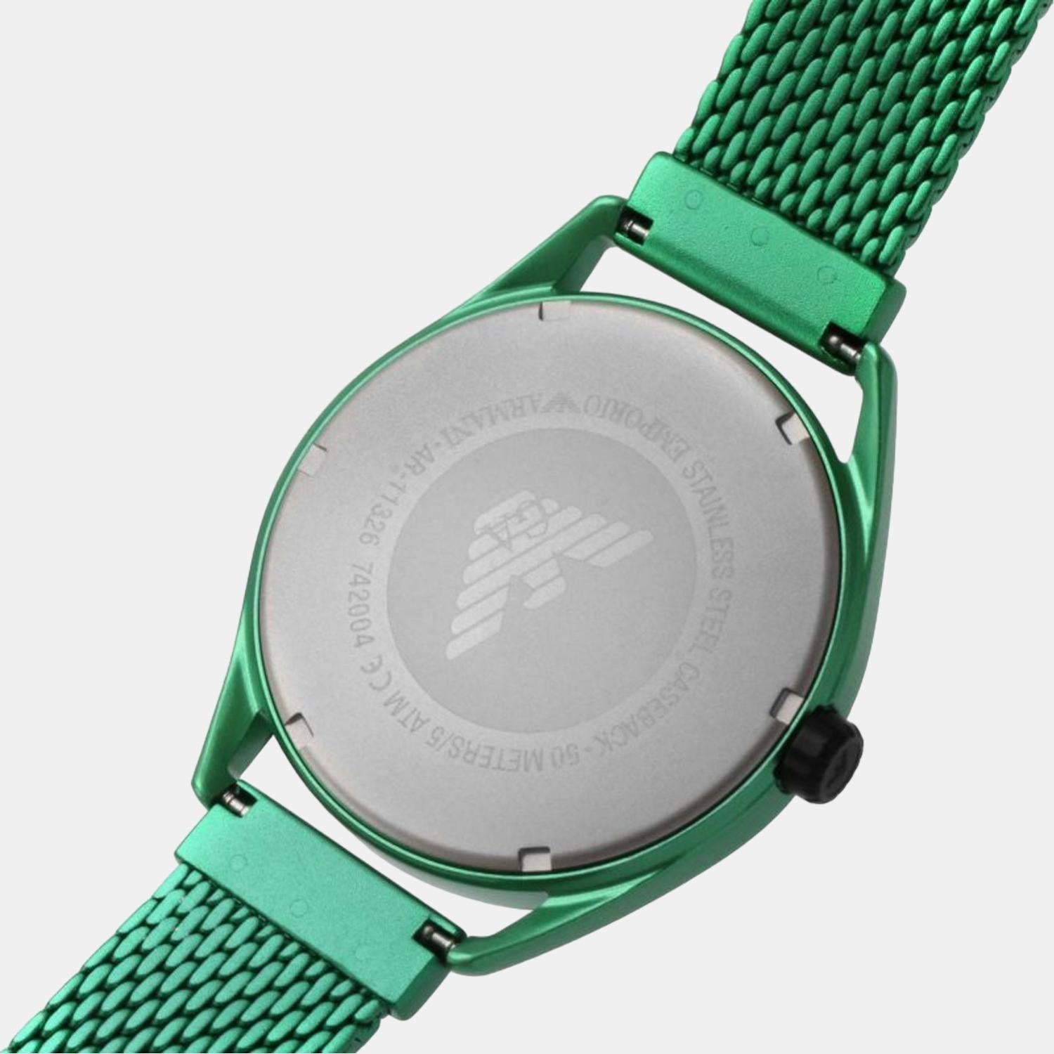 Emporio Armani Round Quartz Analog Men watch