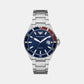 Emporio Armani Round Blue Analog watch