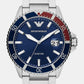 Emporio Armani Stainless Steel Round watch