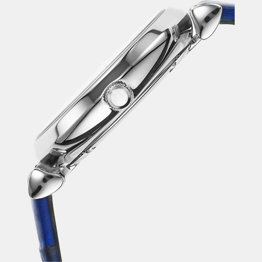 Emporio Armani Leather Silver watch