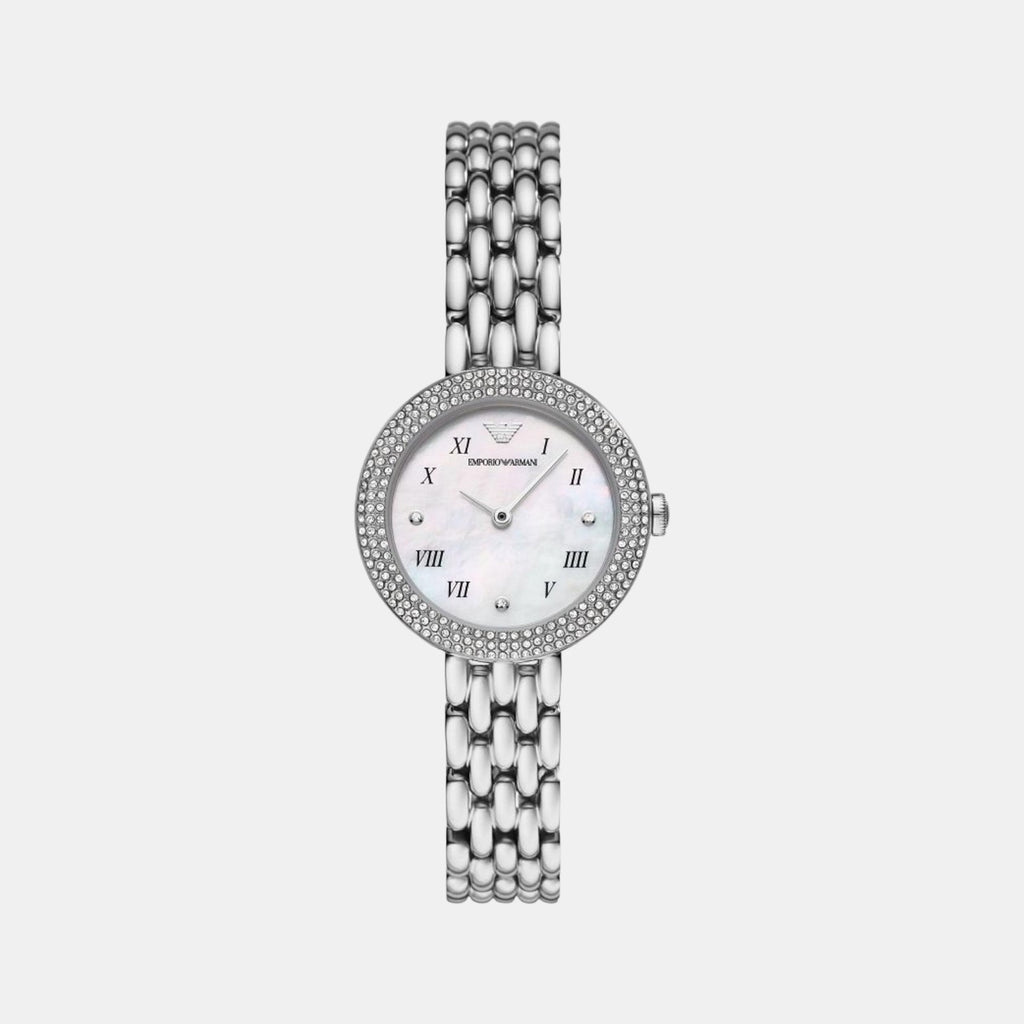 Emporio Armani Round White Analog watch