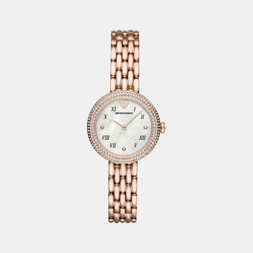 Emporio Armani Round Mother Of Pearl Analog watch