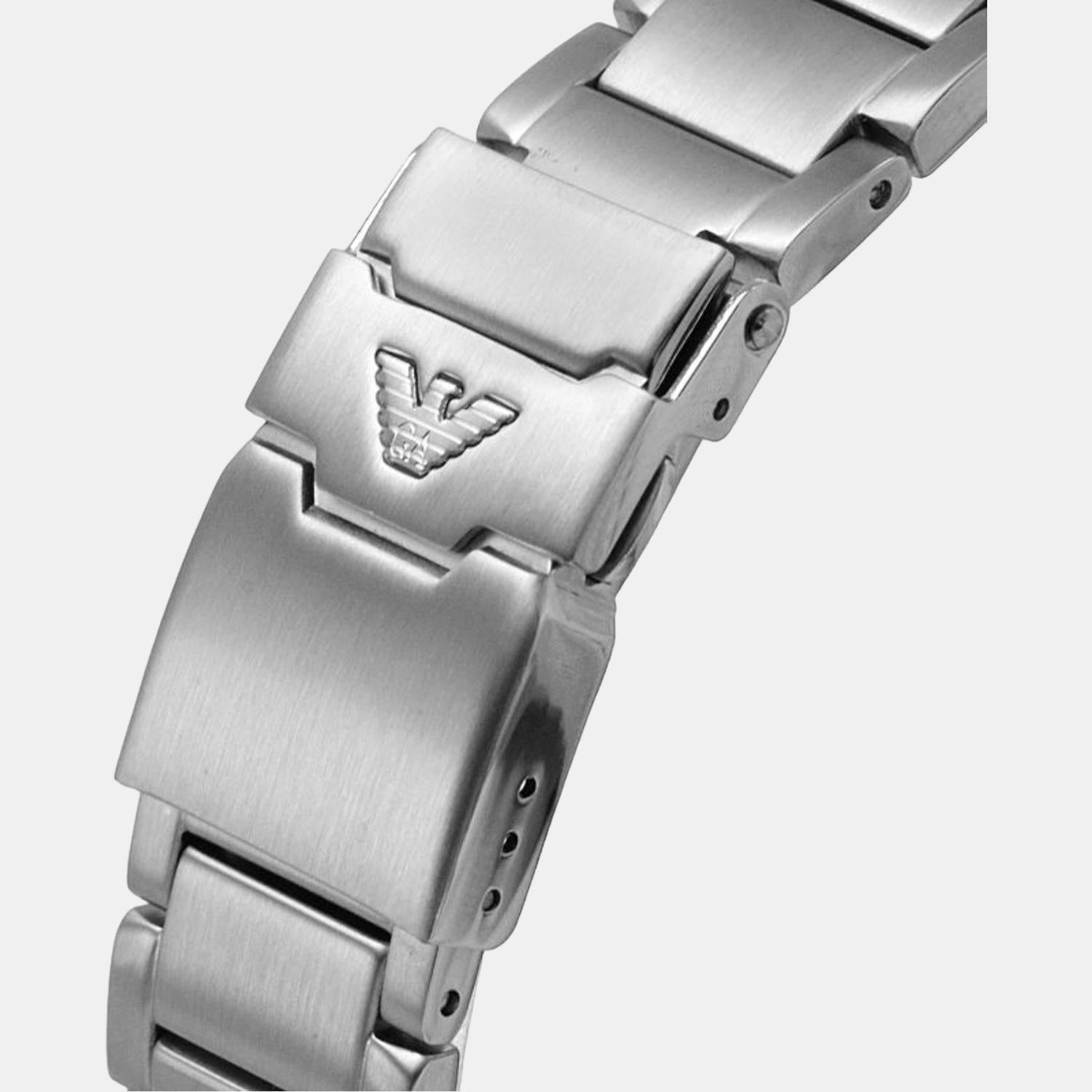 Emporio Armani 43 mm Silver Quartz watch