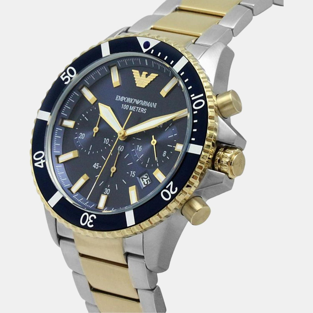 Emporio Armani Stainless Steel Blue watch