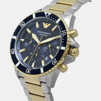 Emporio Armani Stainless Steel Blue watch