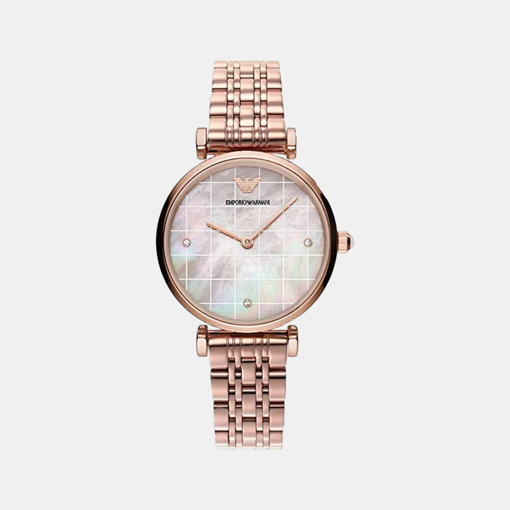 Emporio Armani Round White Analog watch