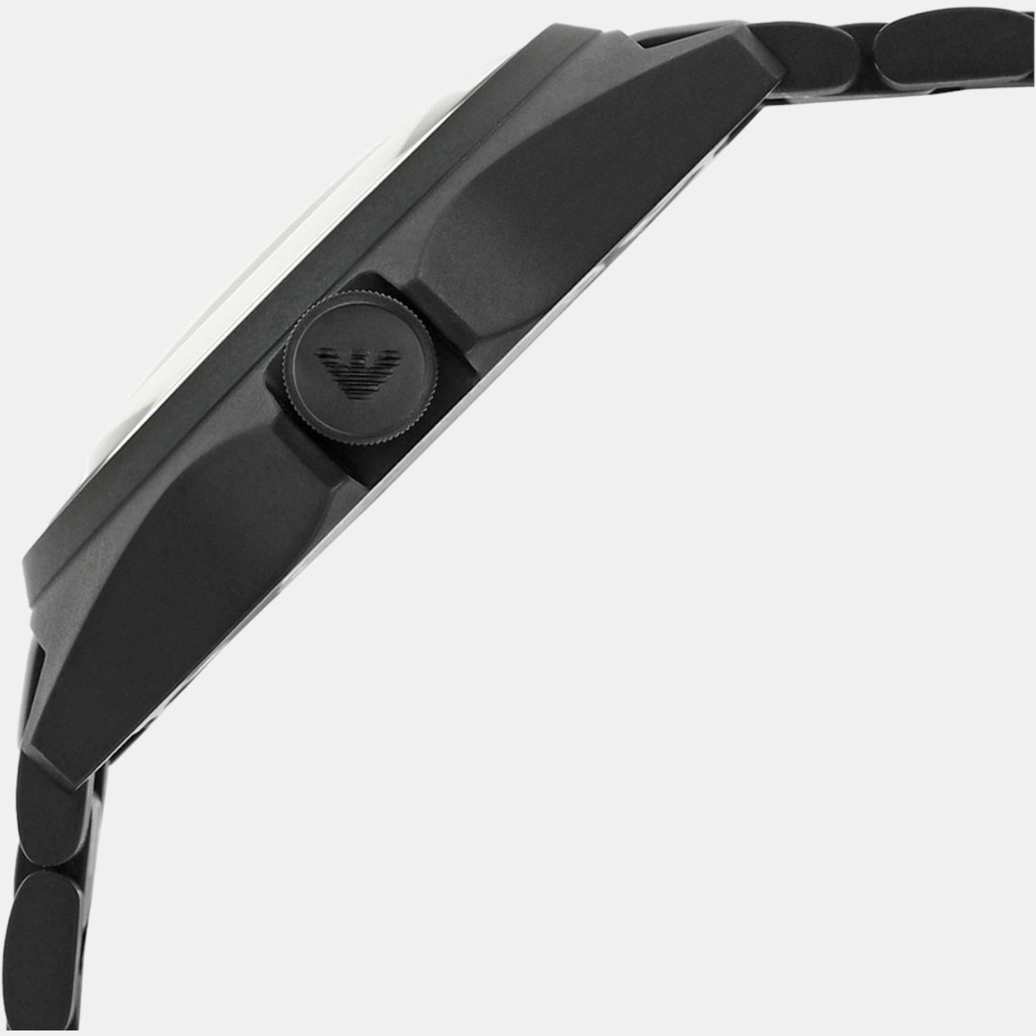 Emporio Armani Men Round Grey watch