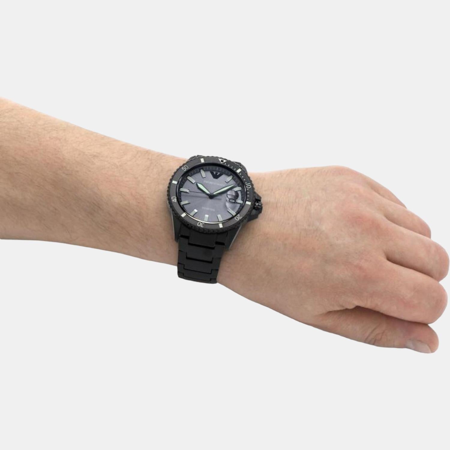 Emporio Armani Stainless Steel Round watch