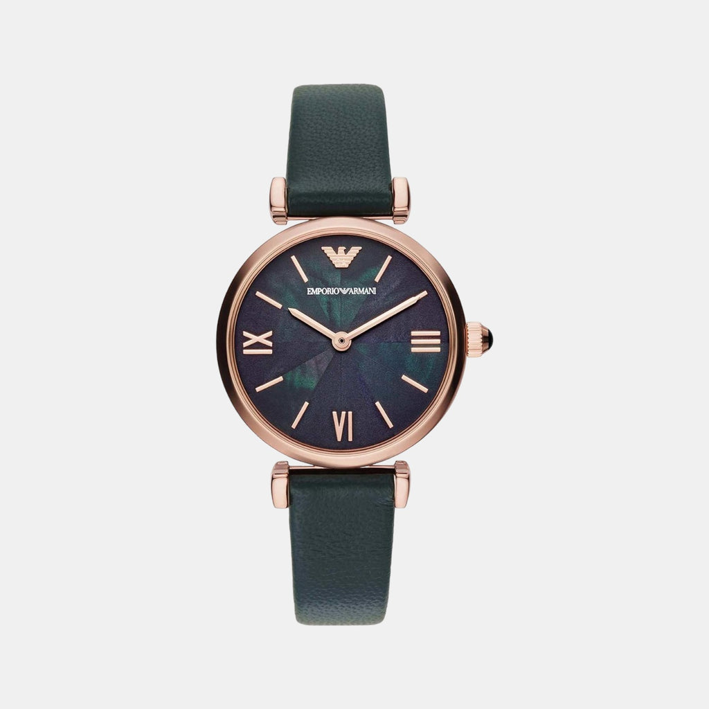 Emporio Armani Round Black Analog watch