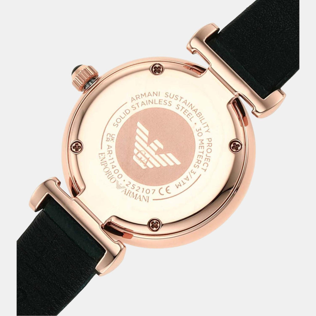 Emporio Armani Round Quartz Analog Women watch