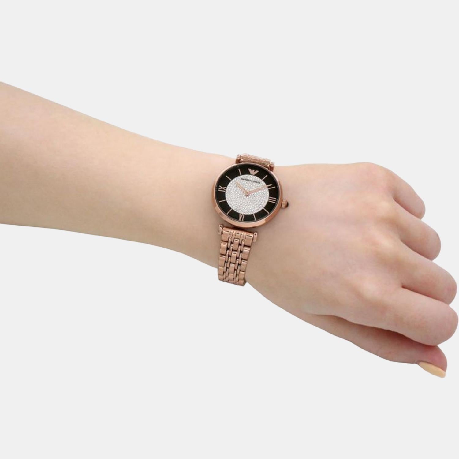 Emporio Armani Stainless Steel Round watch