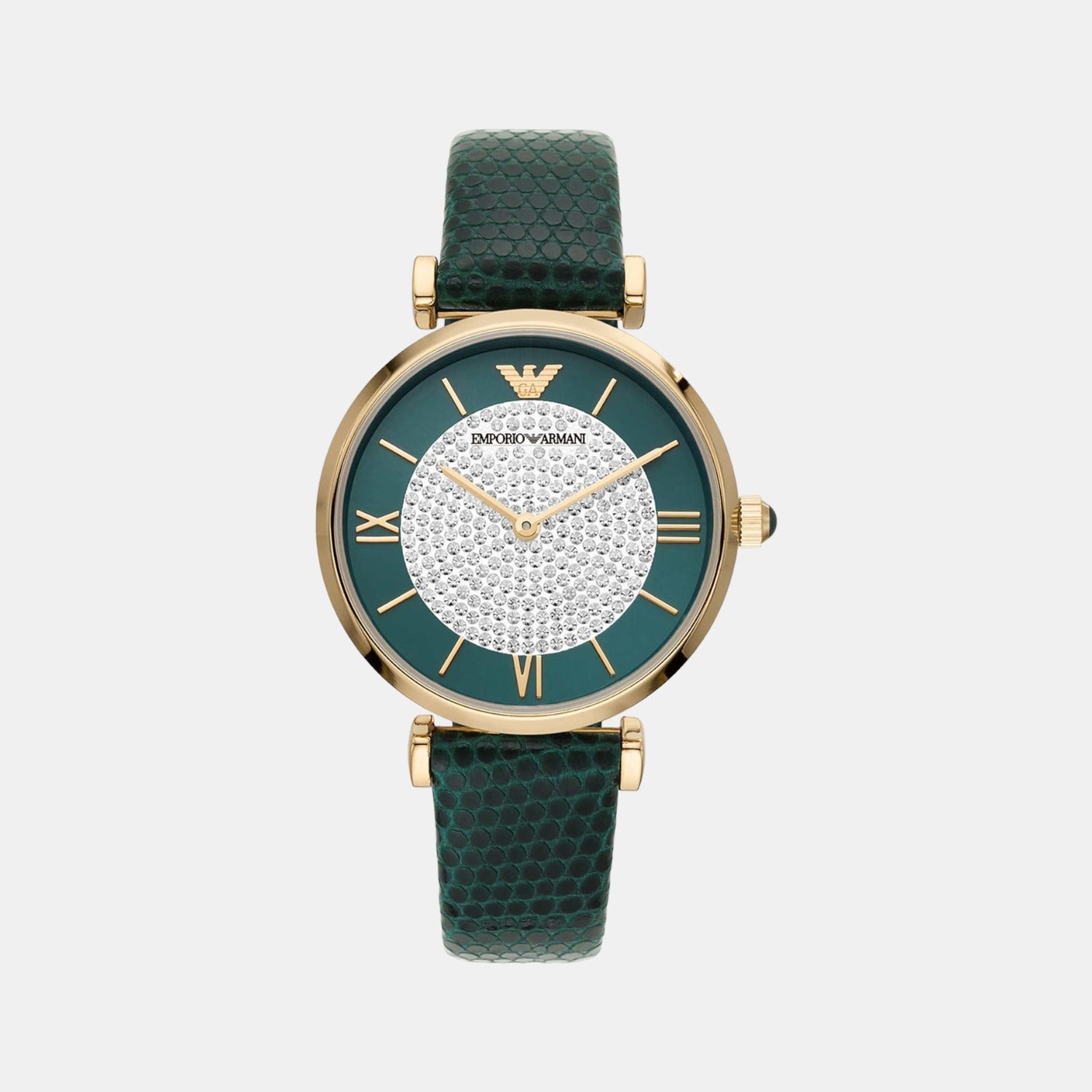 Emporio Armani Round Green Analog watch