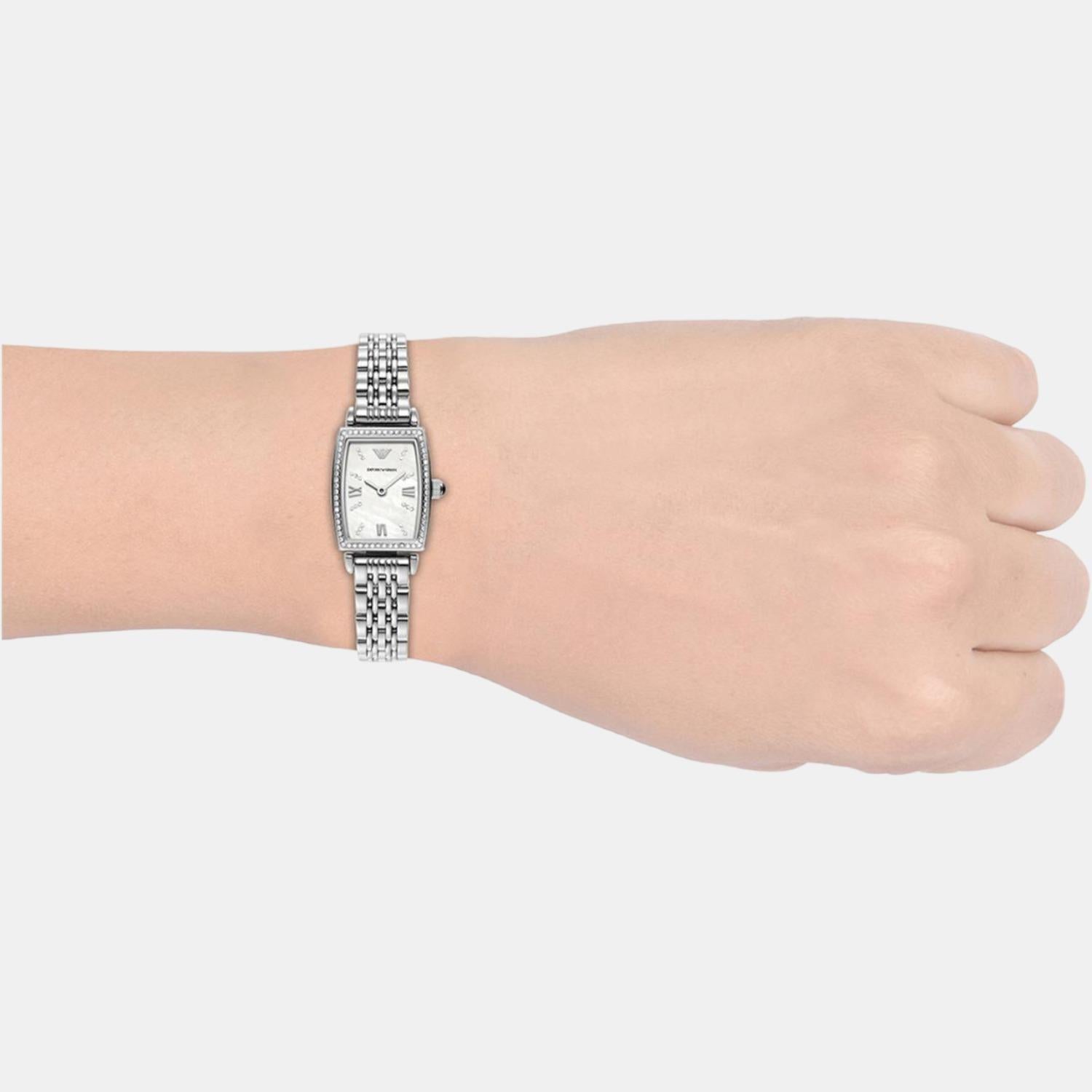 Emporio Armani Stainless Steel White watch