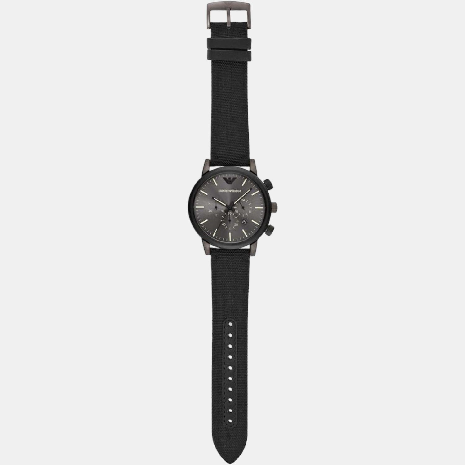 Emporio Armani Men Round Grey watch