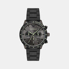 Emporio Armani Round Grey Chronograph watch