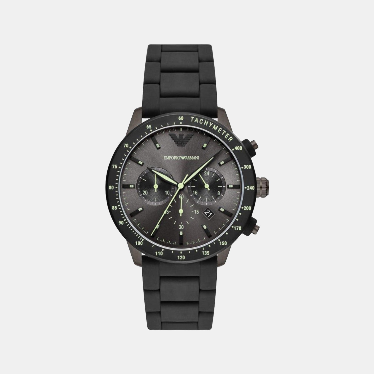 Emporio Armani Round Grey Chronograph watch