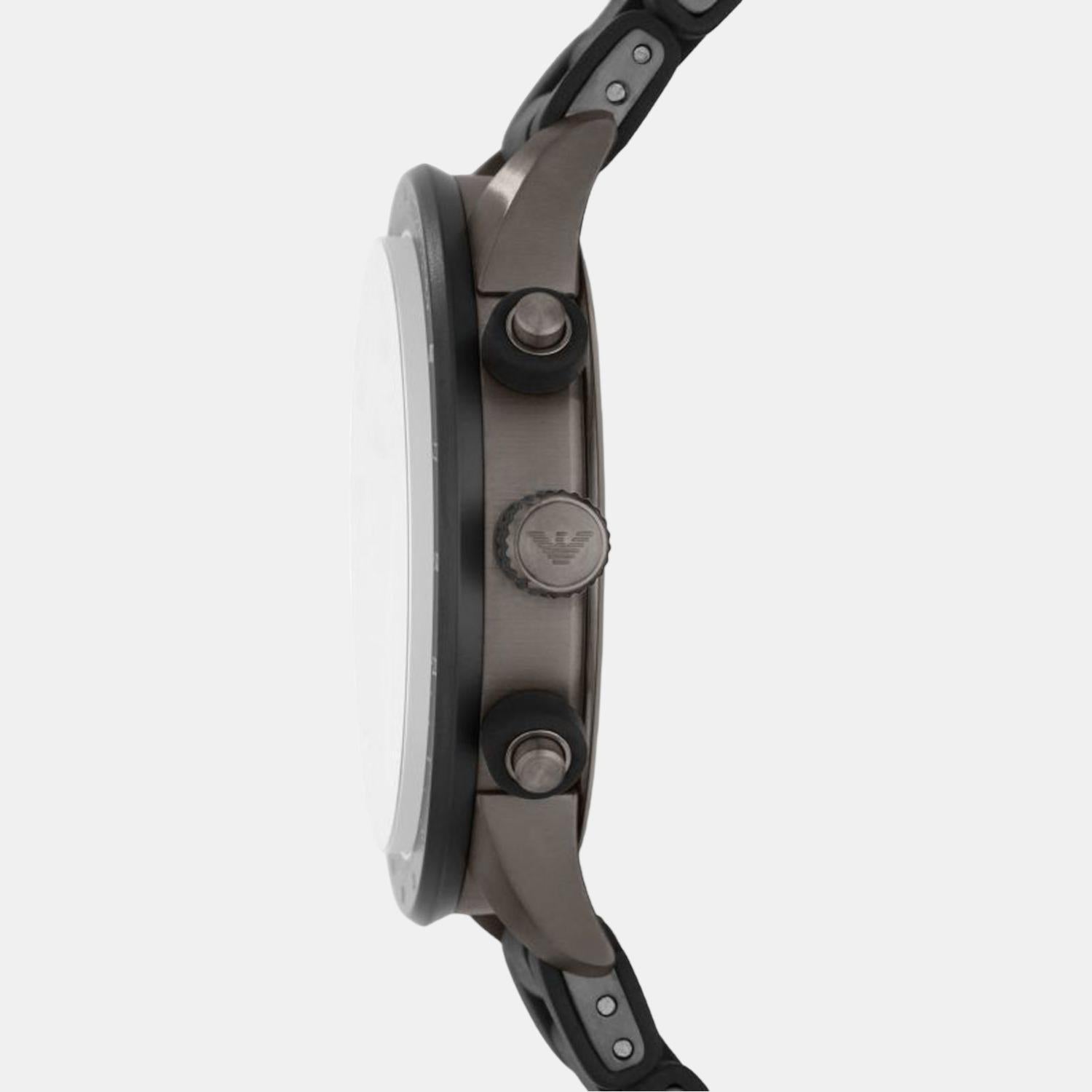 Emporio Armani Men Round Grey watch