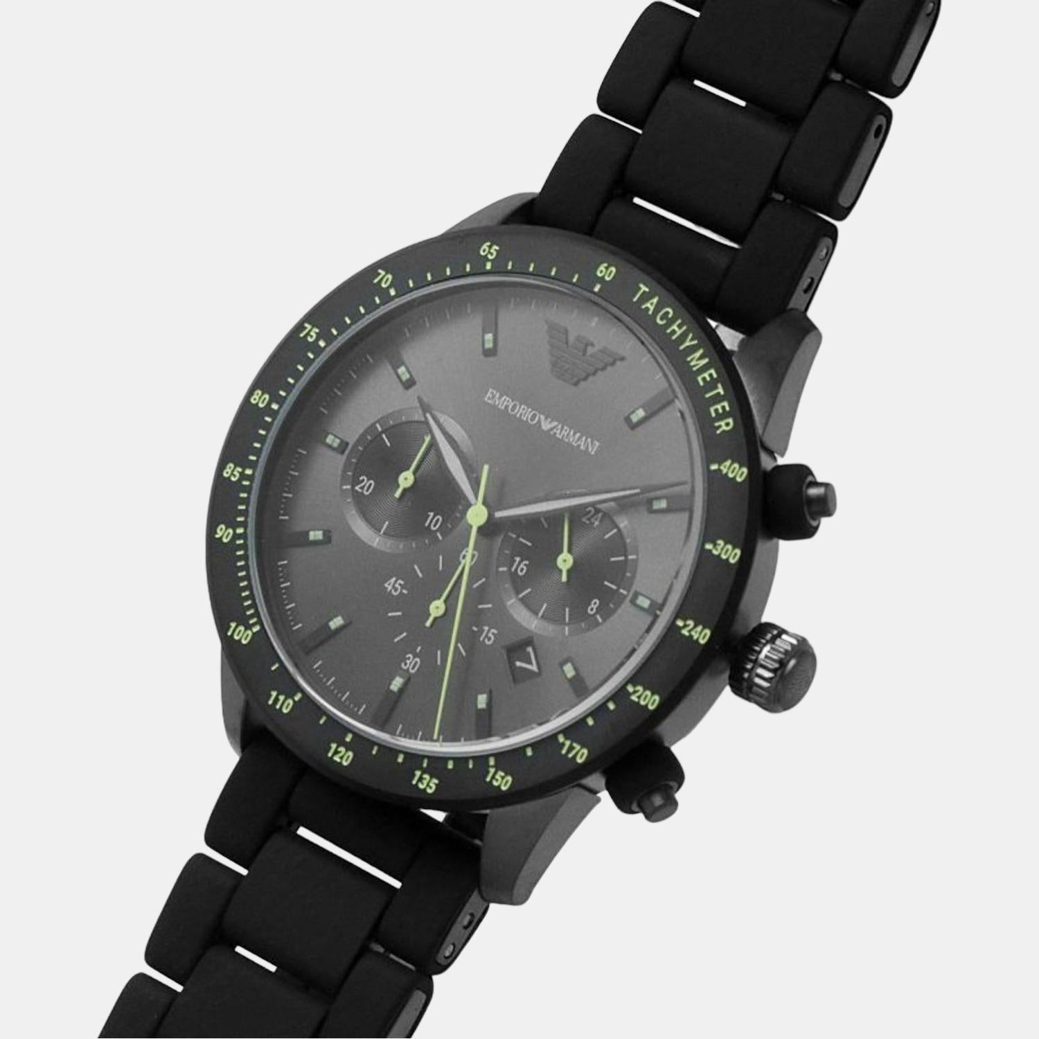 Emporio Armani Silicone Grey watch
